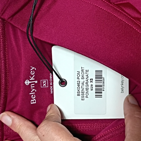 NWT Belyn Key Pomegranate Essential Skort Women's Size XS Golf Tennis Pickleball - Picture 5 of 8